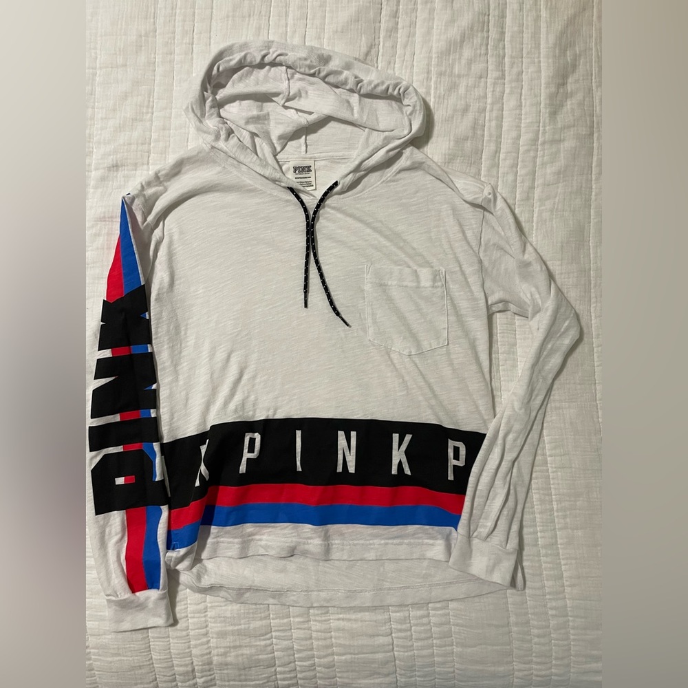 Victoria’s Secret PINK hooded shirt size XS